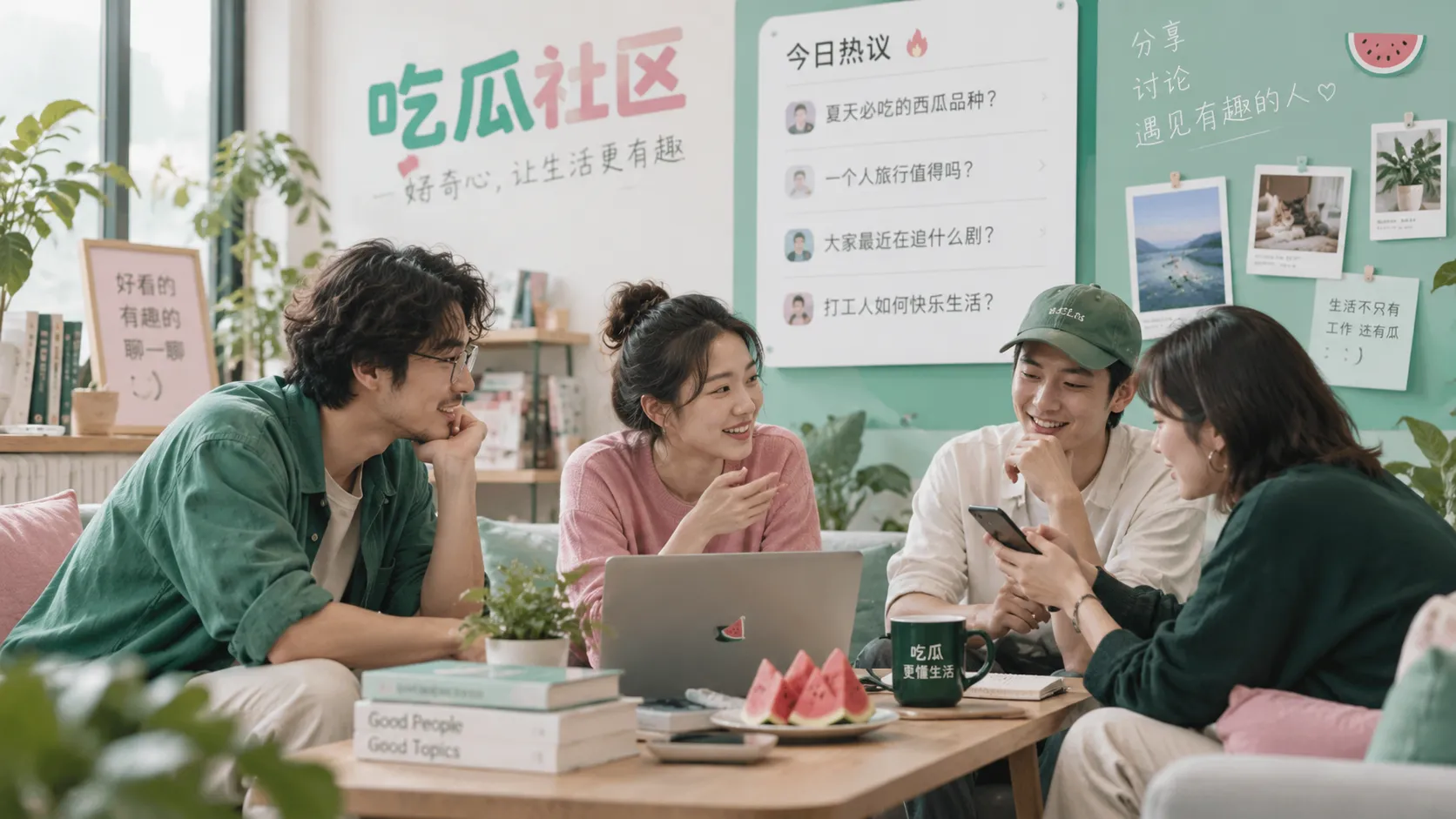 热点社区讨论与移动阅读场景