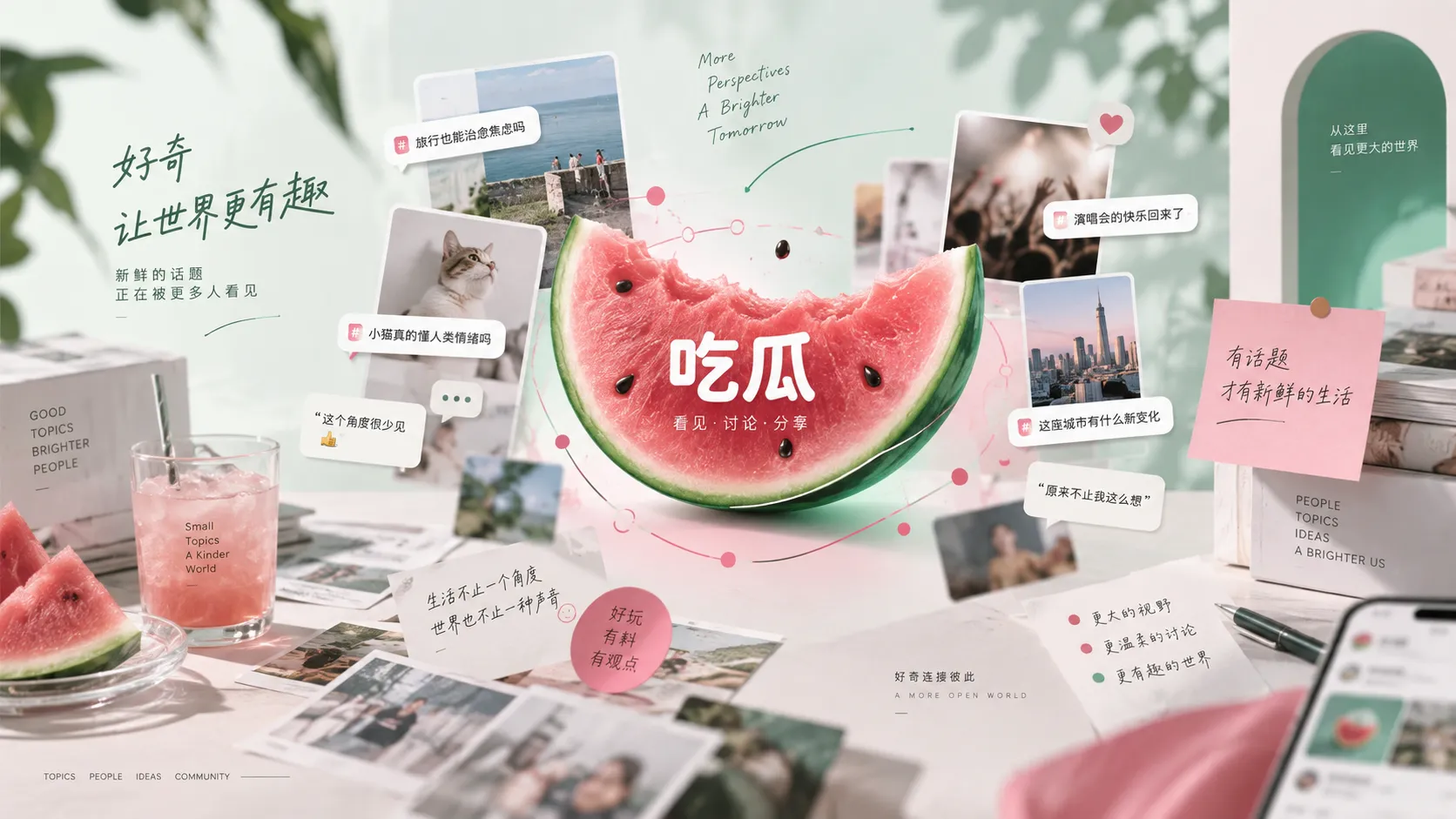 热点内容与视频线索阅读场景