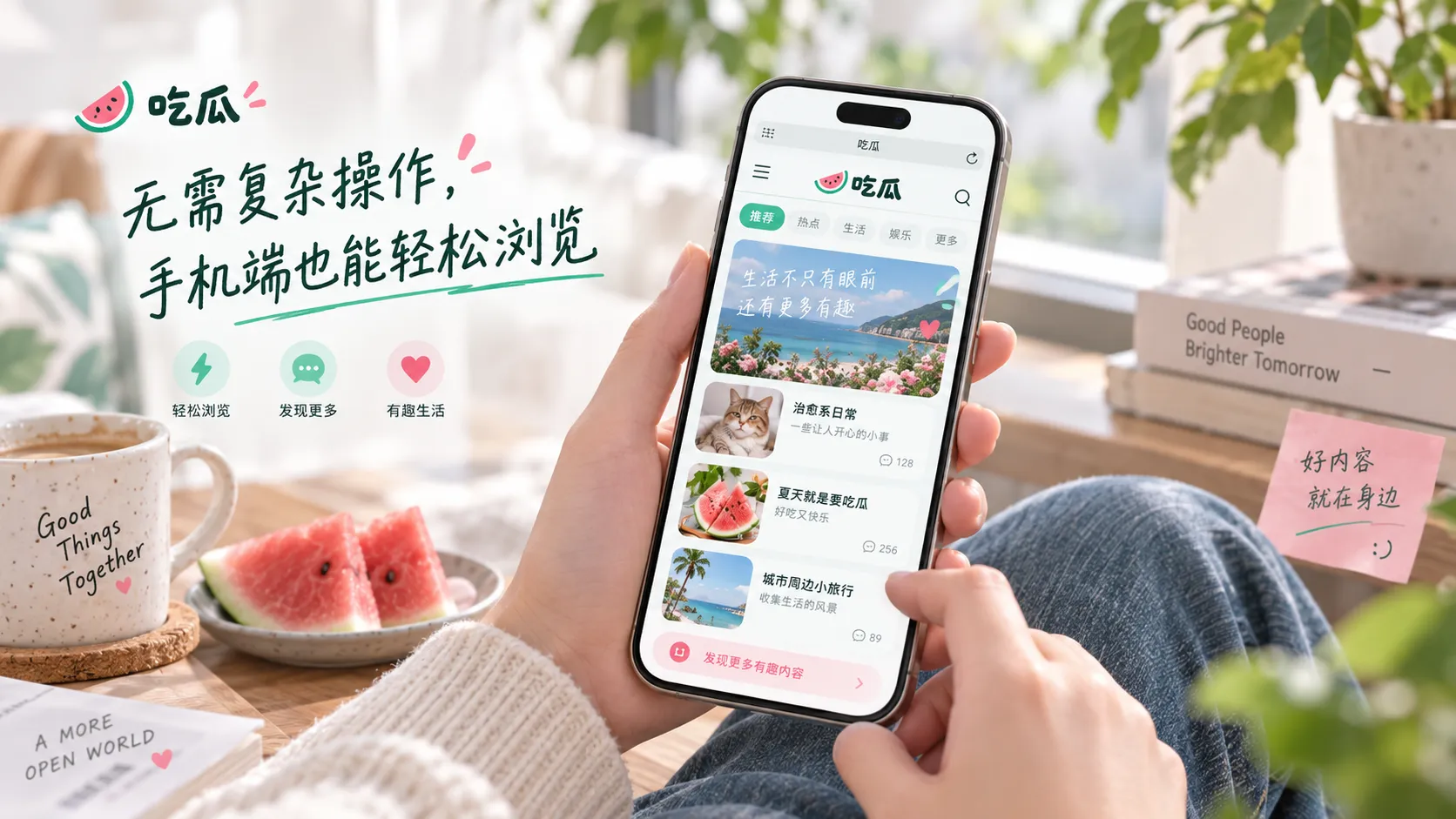 移动端热点讨论与内容收藏场景